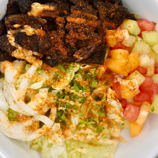 Beef Suya Bowl.